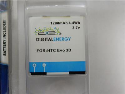 New In The Box Digital Energy Battery Kit For Htc Evo 3d Battery