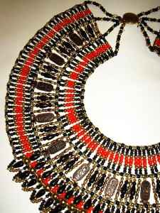 ART DECO EGYPTIAN REVIVAL Cartouche Collar BIB Necklace | eBay