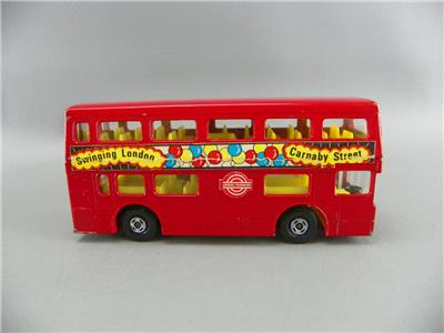 ミニカー　MATCHBOX BY LESNEY バス2個セット　レトロ Vintage 1972 Lesney Matchbox SuperKings The Londoner K-15