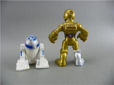 Star Wars Galactic Heroes R2-D2 Silver Leg Shiny C-3PO Droid