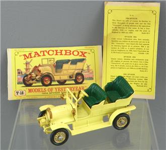 Vintage 1960's Matchbox Y-16 Diecast Models of Yesteryear 1904