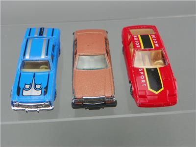 Vintage Yatming Diecast 1/64 Nissan 300ZX Cadillac Seville Dodge