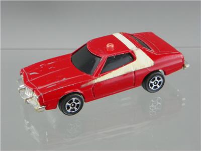 Vintage 1976 Corgi Juniors Diecast 1/64 Red Ford Gran Torino