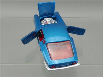 Vintage 1967 Mebetoys A10 Diecast 1/43 Blue Maserati Mistral-Coupe