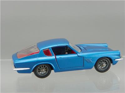 Vintage 1967 Mebetoys A10 Diecast 1/43 Blue Maserati Mistral-Coupe