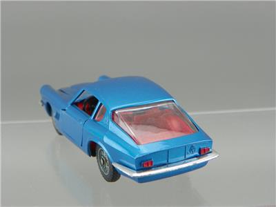 Vintage 1967 Mebetoys A10 Diecast 1/43 Blue Maserati Mistral-Coupe