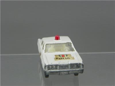 Vintage 1970 Matchbox Superfast 55 or 73 Diecast Mercury Police