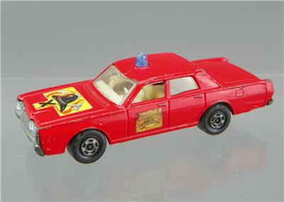 Vintage 1971 Matchbox Superfast 59 OR 73 Diecast 1/64 Red Mercury
