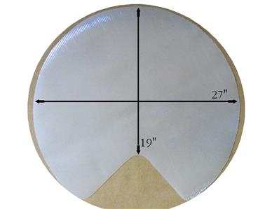 lazy susan shelf liner no pole