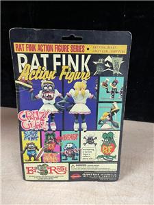 RAT FINK フィギュア Ed Roth ピンク×ブラック Rat Fink Translucent Pink by Ed Roth x Secret Base