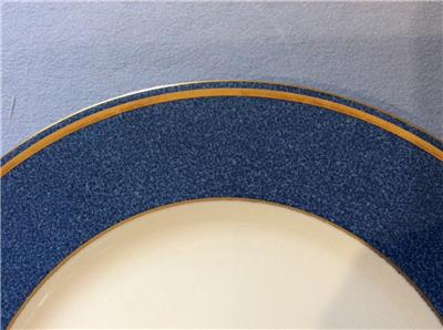Wedgwood SET of 8 Blue Swinburne bone china FIVE-piece place
