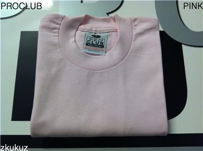 6 Nuove Magliette Proclub S-7xl Pesanti Nere Semplici Magliette Pro - Foto 10