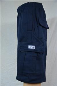 pro club fleece cargo shorts