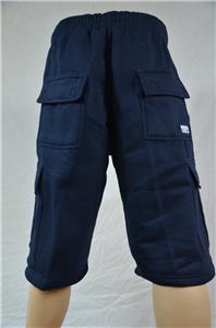 pro club fleece cargo shorts