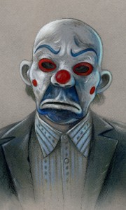 Joker Clown Mask Drawing