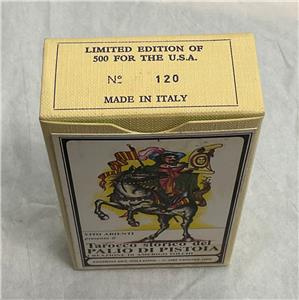Rare Tarocco storico del Palio Di Pistoia Tarot Unused - Numbered