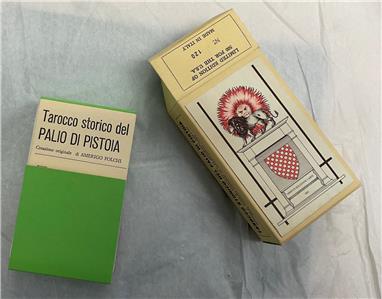 Rare Tarocco storico del Palio Di Pistoia Tarot Unused - Numbered