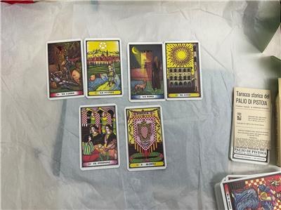 Rare Tarocco storico del Palio Di Pistoia Tarot Unused - Numbered