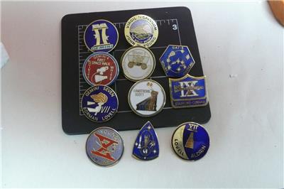 Vintage NASA Gemini 11 Astronauts Conrad Gordon Commemorative Enamel Pin