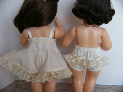 CREAM NYLON FLARED PETTICOAT FOR 16/" TERRI LEE DOLL