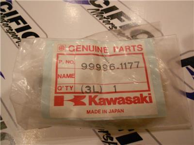 KAWASAKI ZX1100 REAR AXLE NUT AND WASHER NEW OEM PT# 99996-1177