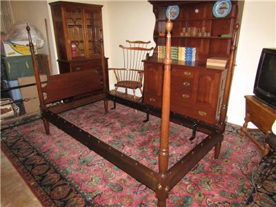 Kittinger Furniture Colonial Williamsburg Mahogany Cw58 1 2 Single