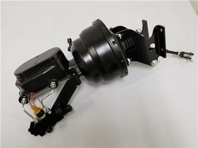 Chevy c10 Suburban Truck 7" BLACK Brake Booster Smooth Master Cylinder