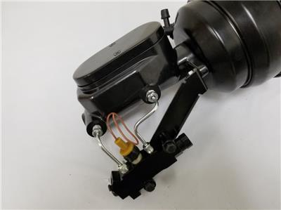 Chevy c10 Suburban Truck 8/" BLACK Brake Booster Smooth Master Cylinder DISC DISC