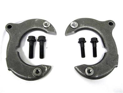 Mustang II Front Disc Brake Kit - 11\" Rotors, Drop Spindles, SS Lines - Gearhead Performance