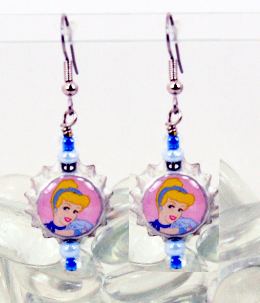 Disney Princess Earrings *Belle, Ariel, Cinderella, Snow