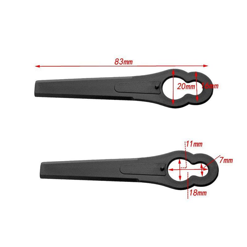 100stk Kunststoffmesser Ersatzmesser Messer passt für Akku ...