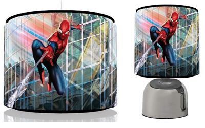 Spider Man Ceiling Drum Light Shade 11 Touch Lamp Kids Boys