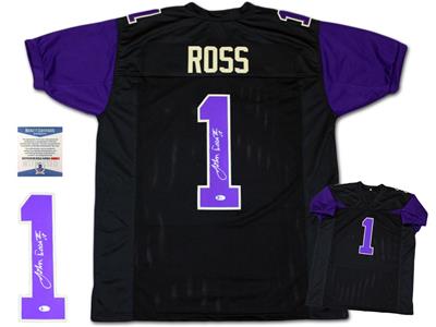 Details about John Ross Autographed SIGNED Jersey - Black - Beckett Authentic