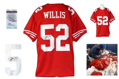 运动纪念品 签名-真迹 橄榄球-nfl 球衣 this item was signed in the