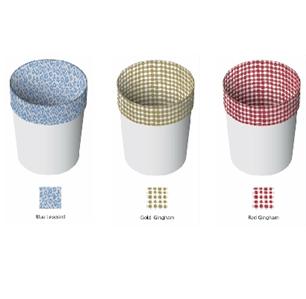 Designer Nursery Office Decorative Waste Basket Trash Can Liners Designer Nursery Office Decorative Waste Basket Trash Can Liners Bags