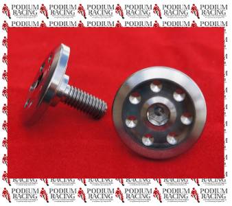 DUCATI MONSTER SEAT COWL COVER TITANIUM BOLTS IN SILVER SET