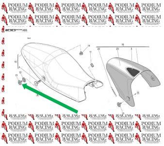 ducati monster seat cowl bolts