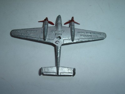 Jouet Ancien Avion Dinky Toys / Solido - Twin Engined Fighter - 1/36 - Blanc