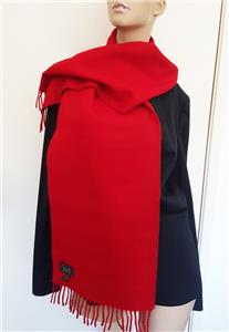 ladies red scarf