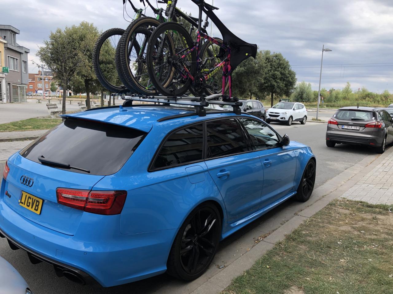 audi rs6 c7 with roof top cargo