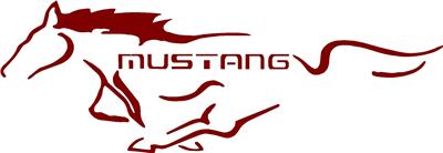 Mustang Logo Vinyl Decal Sticker 10