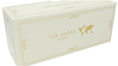 Ted Baker White & Gold Sunglasses with original case & cloth Ted Baker TWS264 Modern Square Cat Eye Sunglasses, 55 mm  main image 4