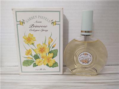 Vintage Avon Garden Pastels Primrose Cologne Splash 1.5floz New