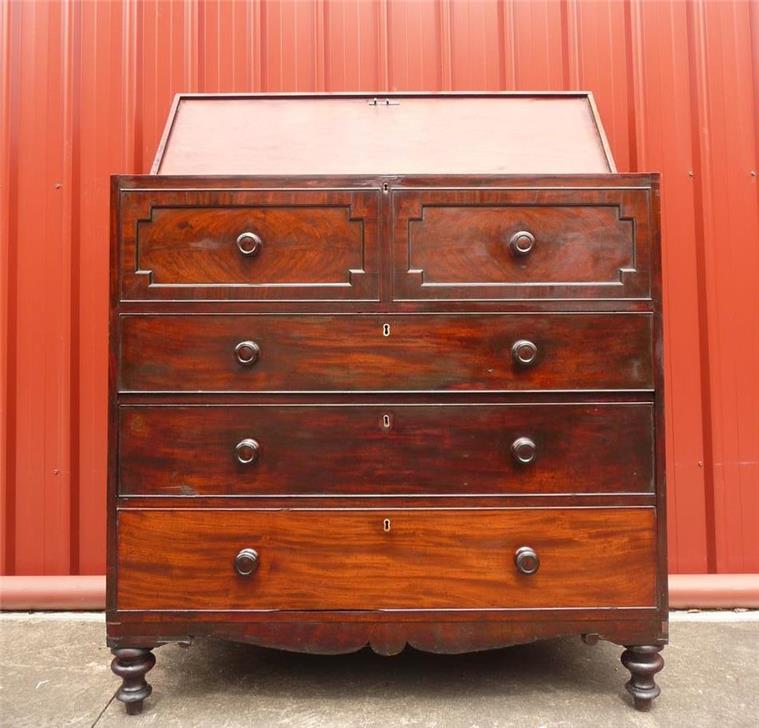 1800s Handsome Antique Chest of Drawers patination, linen chest bedroom