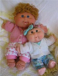knitting patterns for Cabbage Patch Dolls, cabbage patch, knit