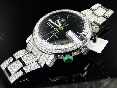 gucci mens diamond watch