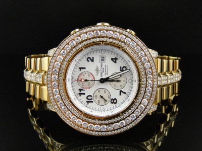 Breitling Super Avenger Iced Out Breitling Super Avenger Iced Out
