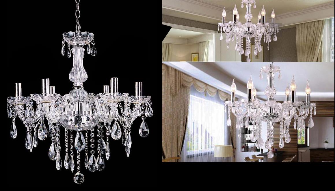 Vintage Ceiling Lights Lamp Lighting Fixture Crystal Chandelier W 6 Categories