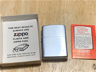 Vintage Zippo F 05 2005 Chrome Lighter 1 1/2