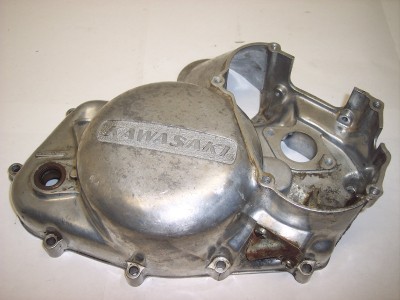 76 79 KAWASAKI KE125 KE 125 KD KS ENGINE CLUTCH COVER | eBay